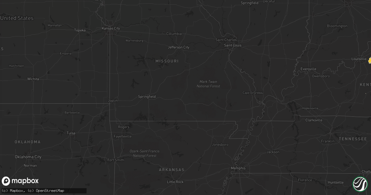 Hail map in Ohio on August 21, 2013