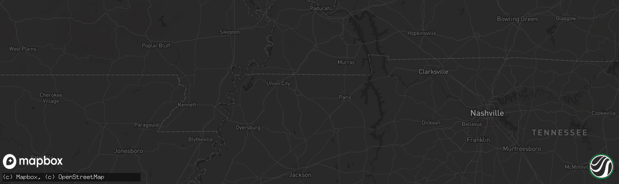 Hail map in Simpsonville, KY on August 21, 2013