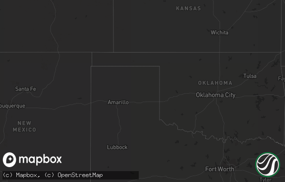 Hail map preview on 08-21-2013