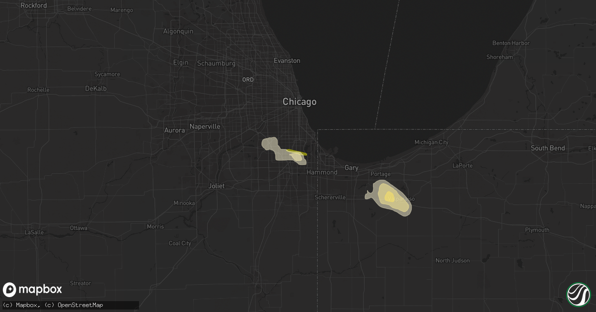 Hail map in Riverdale, IL on August 21, 2014