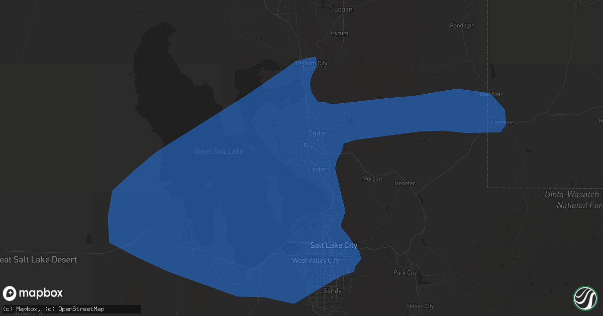 Hail map in Clearfield, UT on August 21, 2021