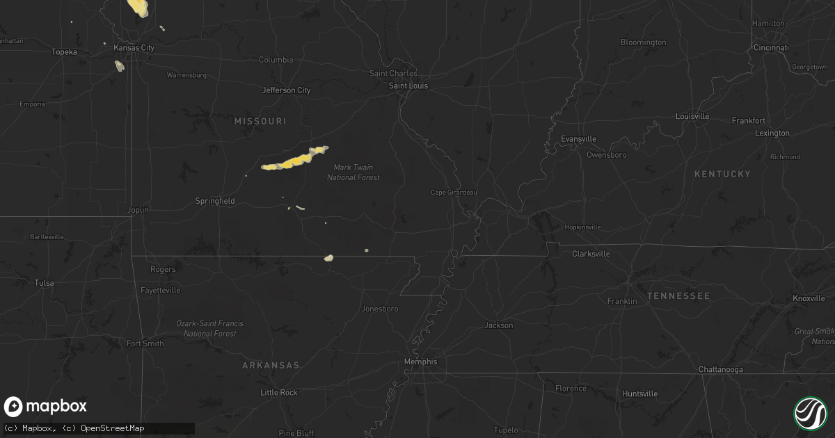 Hail map in Iowa on August 22, 2011