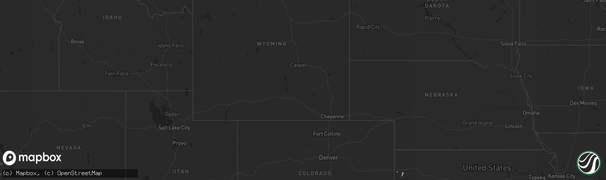 Hail map in Kansas on August 22, 2016