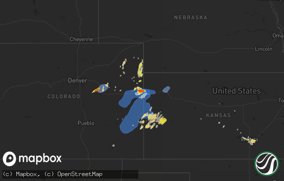 Hail map preview on 08-22-2024