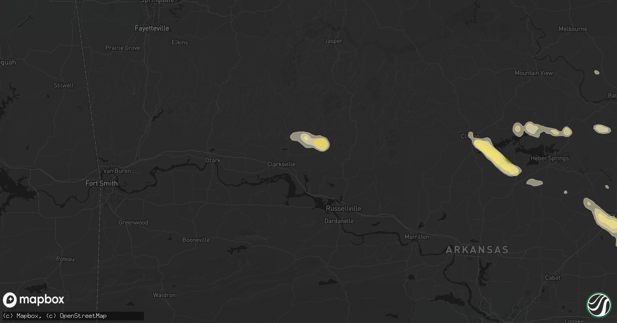 Hail map in Lamar, AR on August 22, 2026