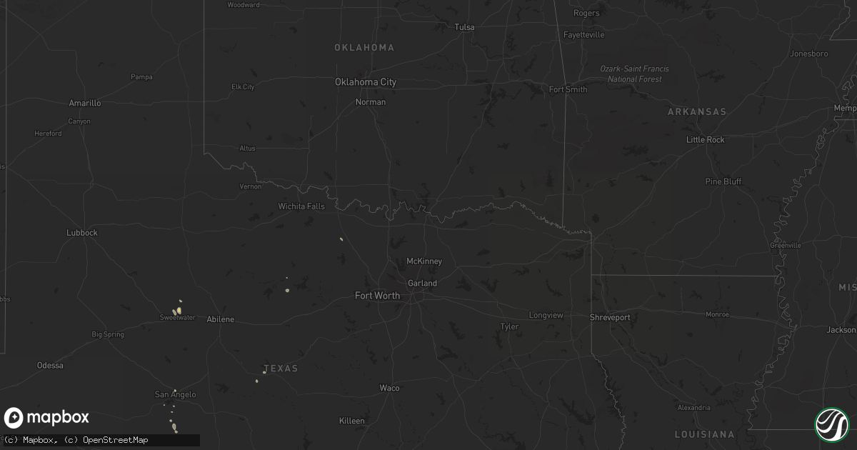 Hail map in Kentucky on August 23, 2013