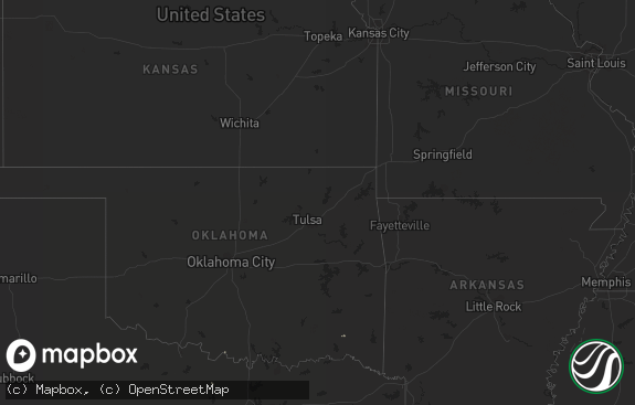 Hail map preview on 08-23-2013