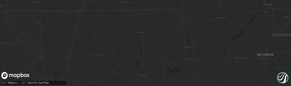 Hail map in Arlington Heights, IL on August 23, 2014