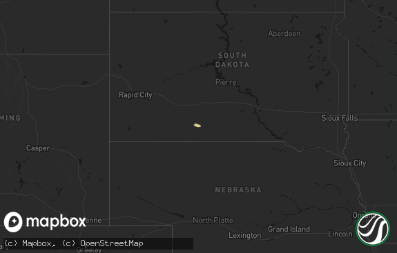 Hail map preview on 08-23-2026