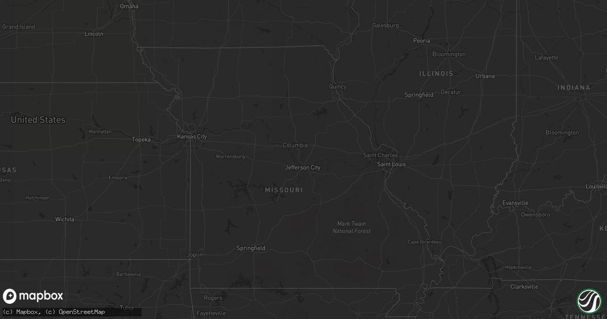 Hail map in Colorado on August 24, 2012