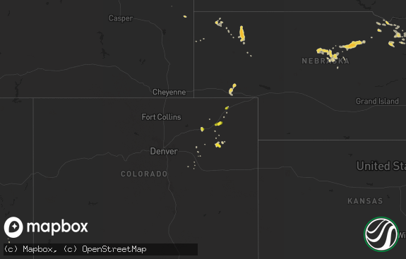 Hail map preview on 08-24-2017