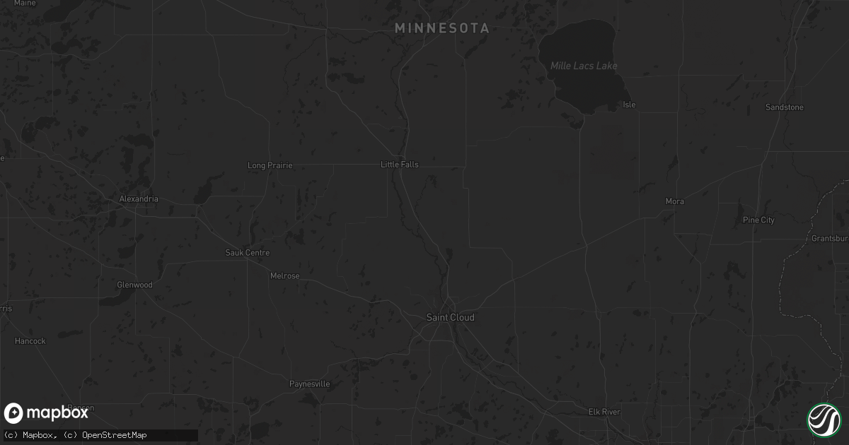 Hail map in Comstock Park, MI on August 24, 2023