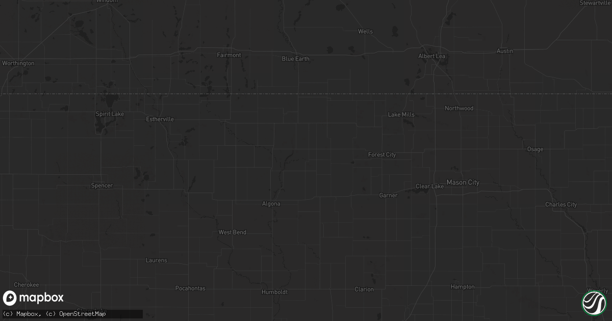 Hail map in Lancaster, KY on August 24, 2023