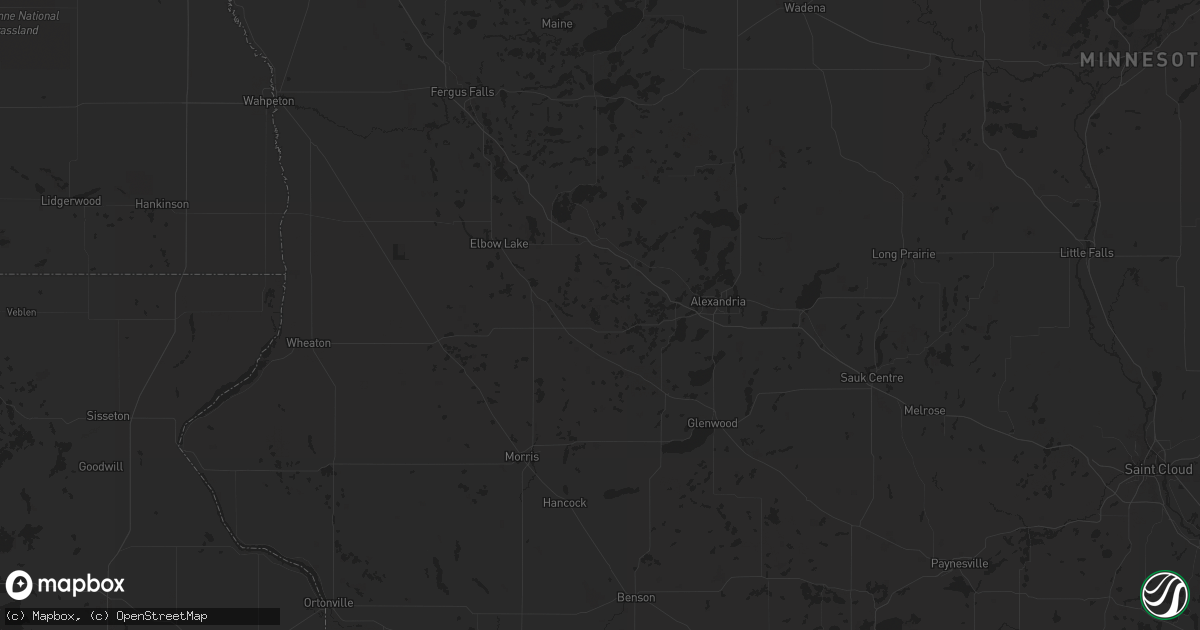 Hail map in Rapid City, SD on August 24, 2023