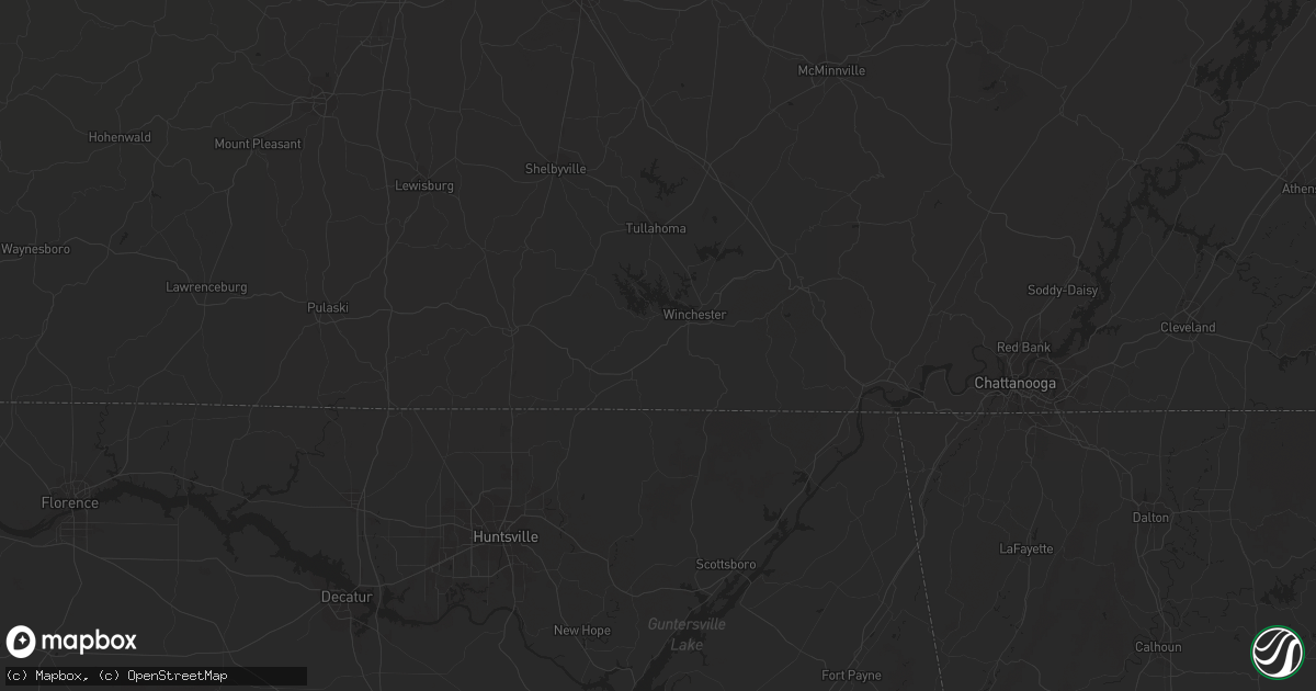 Hail map in Colonial Beach, VA on August 25, 2011