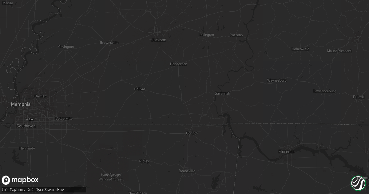 Hail map in Midland, TX on August 25, 2012