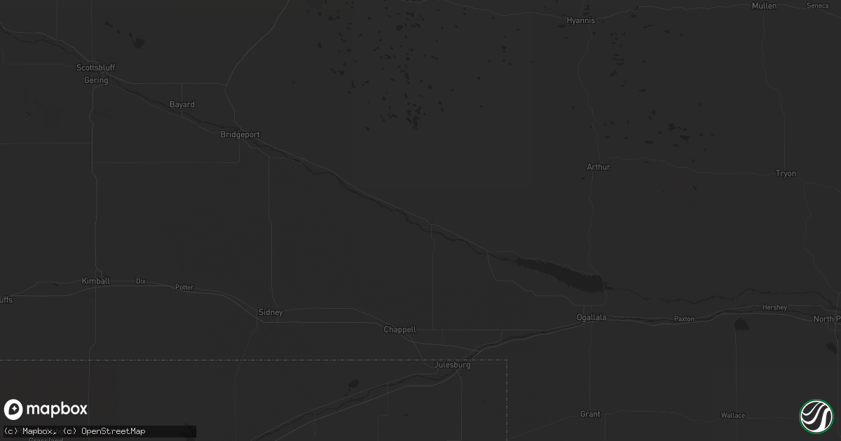 Hail map in Newberry, MI on August 25, 2013