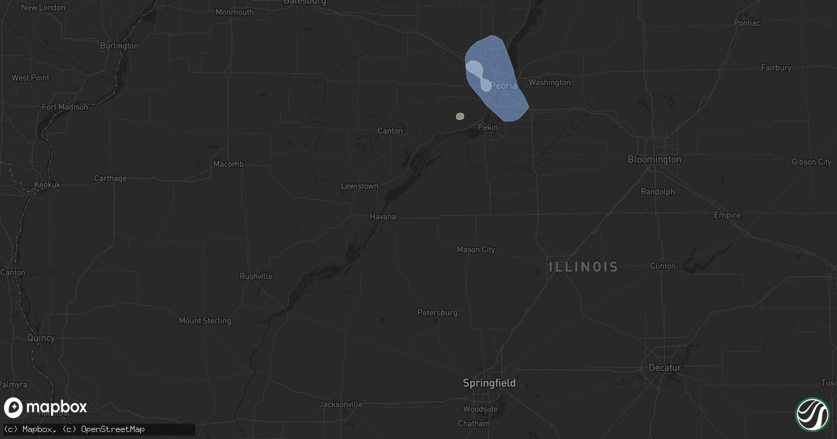 Hail map in Lemont, IL on August 25, 2021