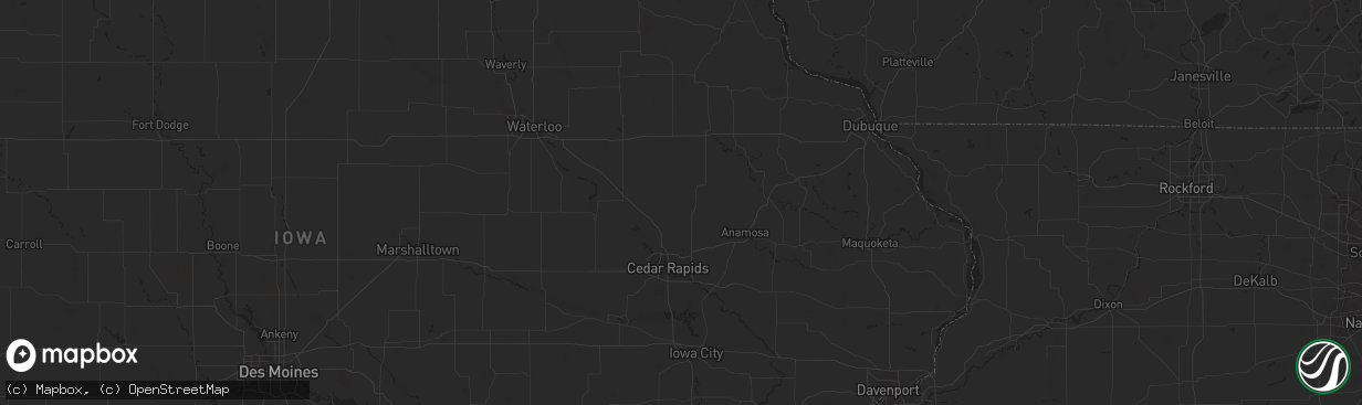 Hail map in Clearfield, KY on August 25, 2023