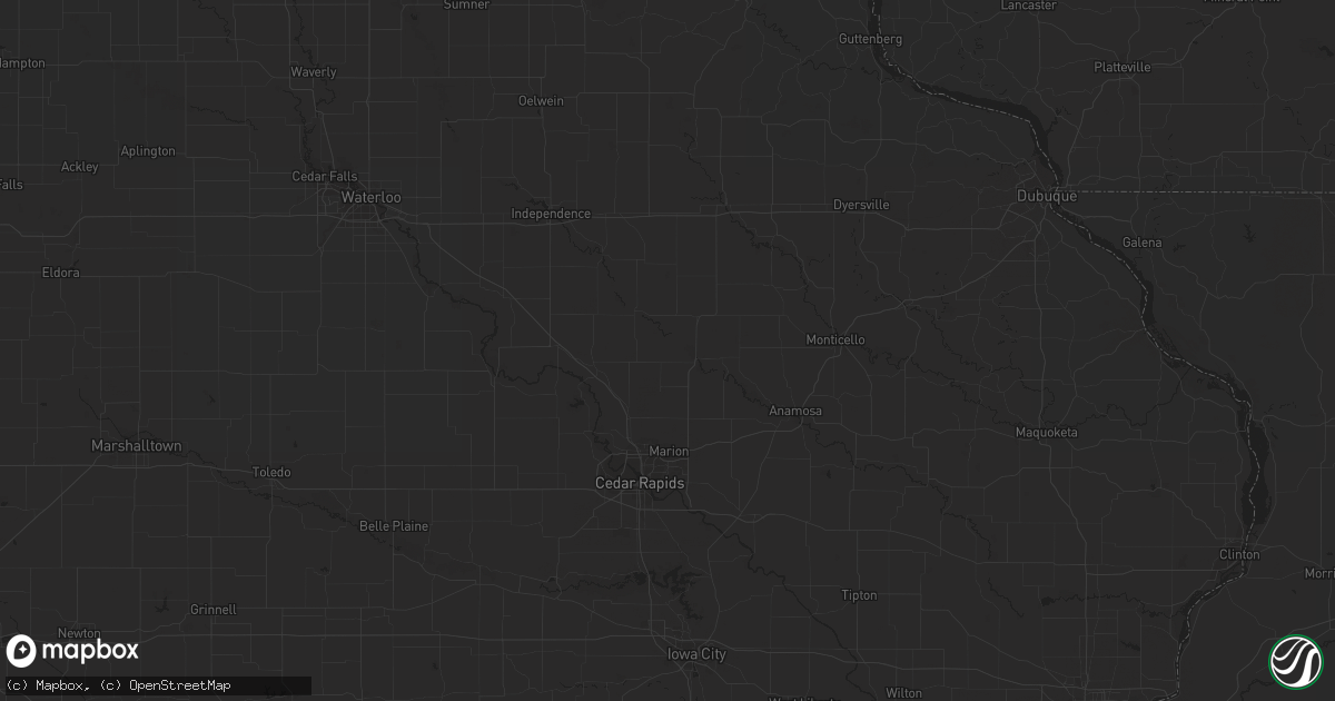Hail map in Clearfield, KY on August 25, 2023