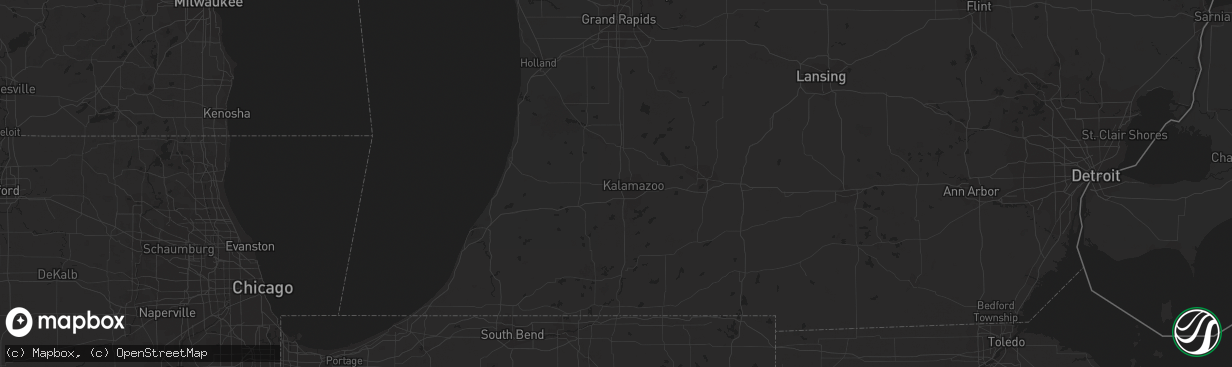 Hail map in Crittenden, KY on August 25, 2023