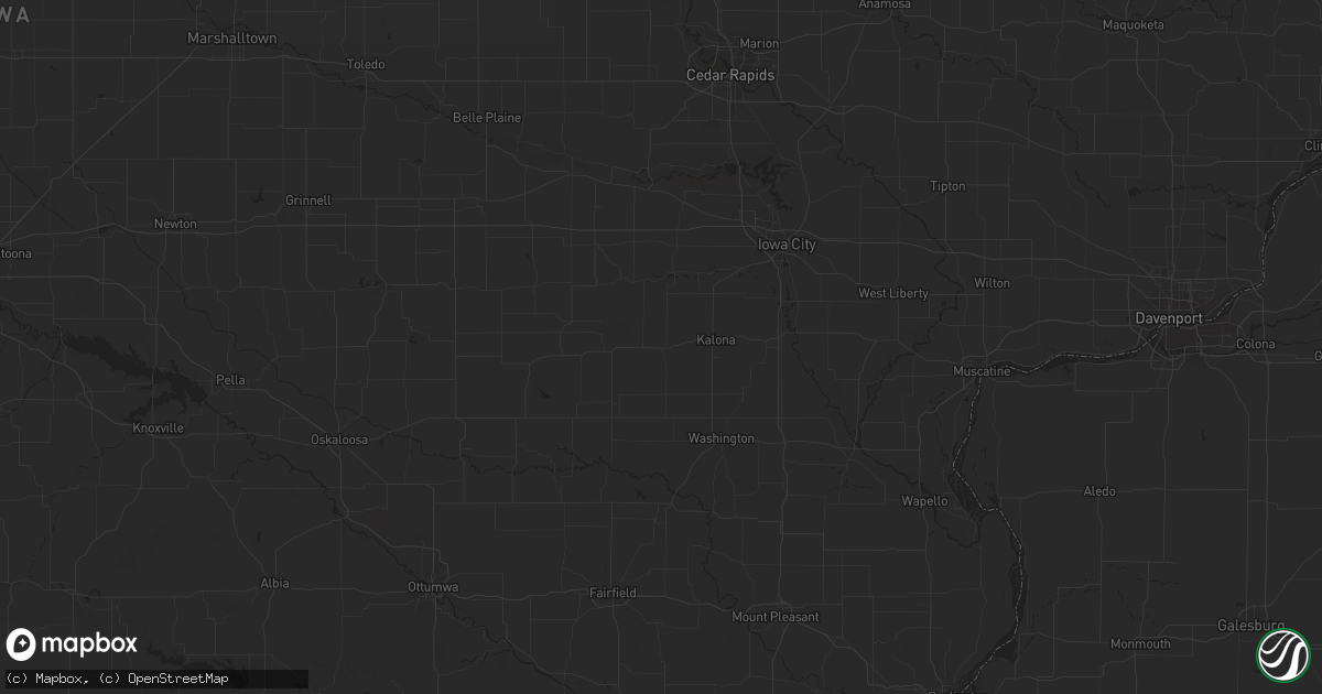 Hail map in Paris, IL on August 25, 2023