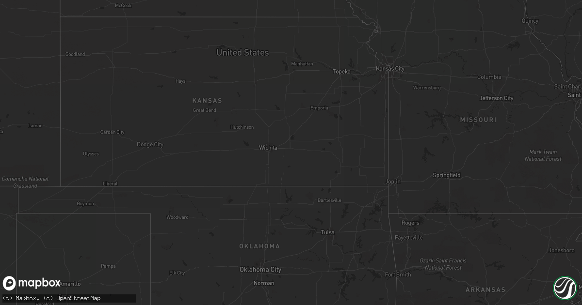 Hail map on August 26, 2013