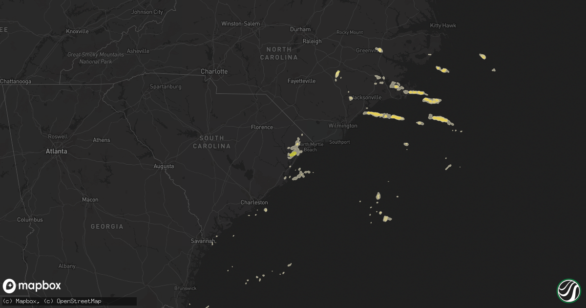 Hail map on August 26, 2015