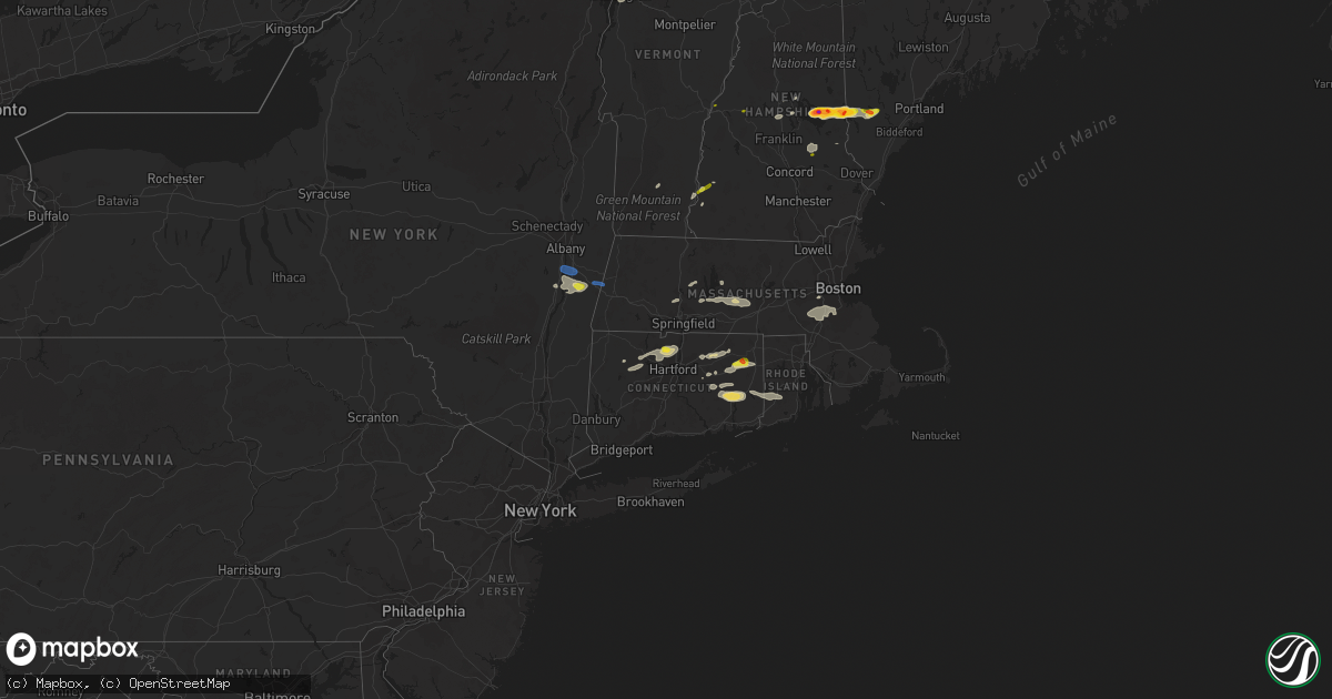 Hail map on August 26, 2022