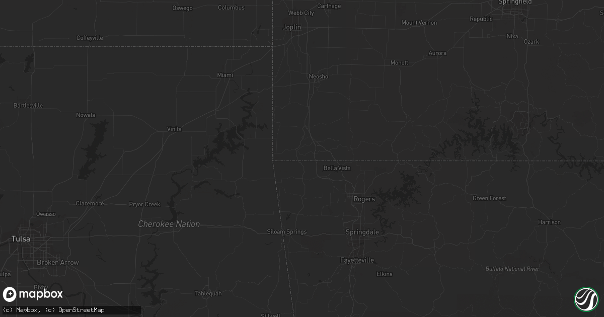 Hail map in Waurika, OK on August 26, 2023