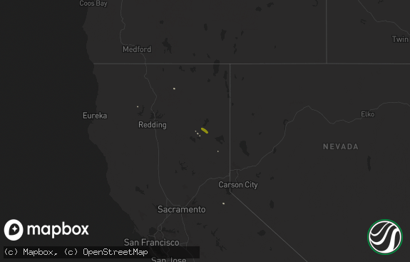 Hail map preview on 08-26-2025