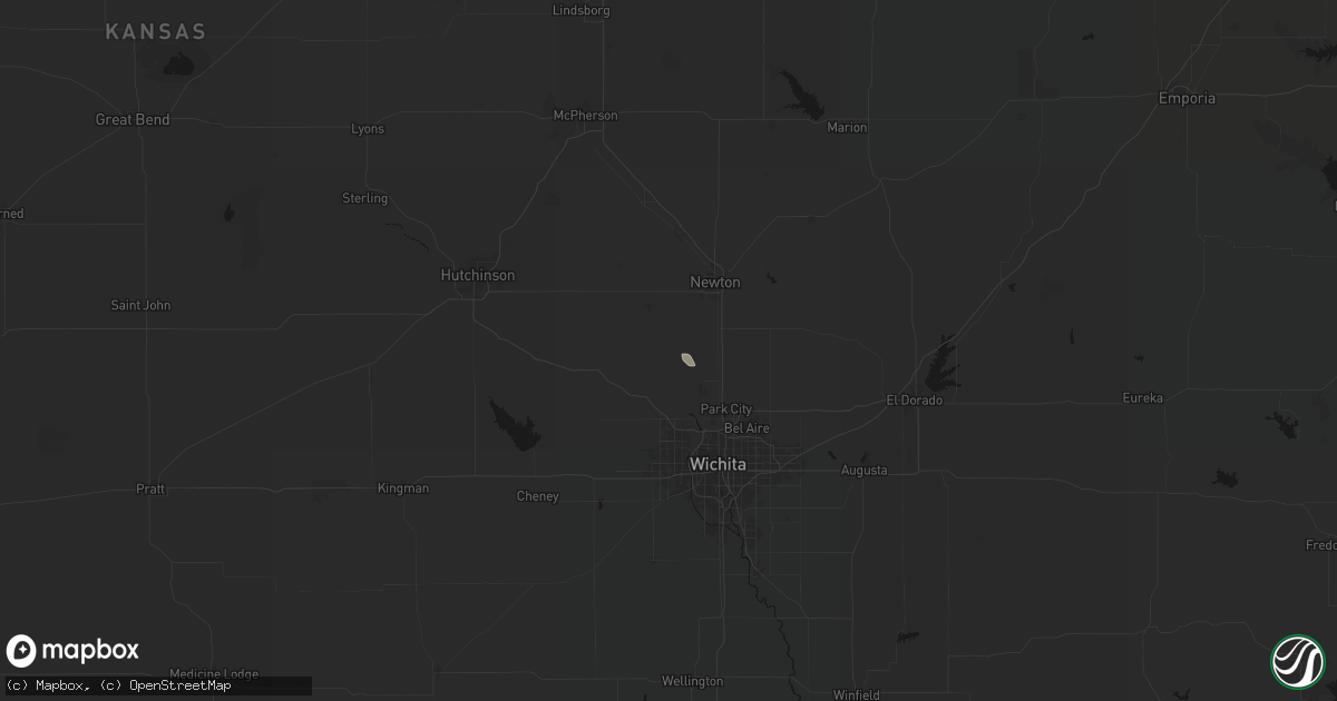 Hail map in Sedgwick, KS on August 26, 2026