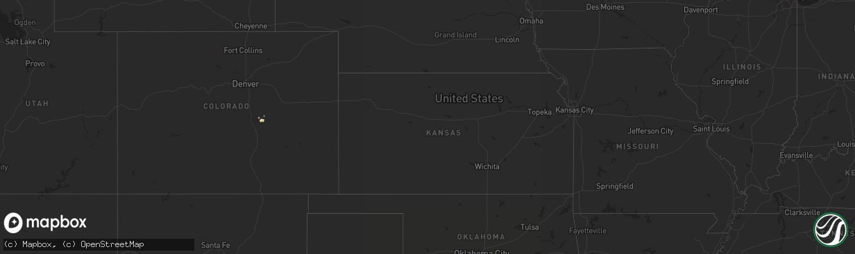 Hail map in Arizona on August 27, 2011