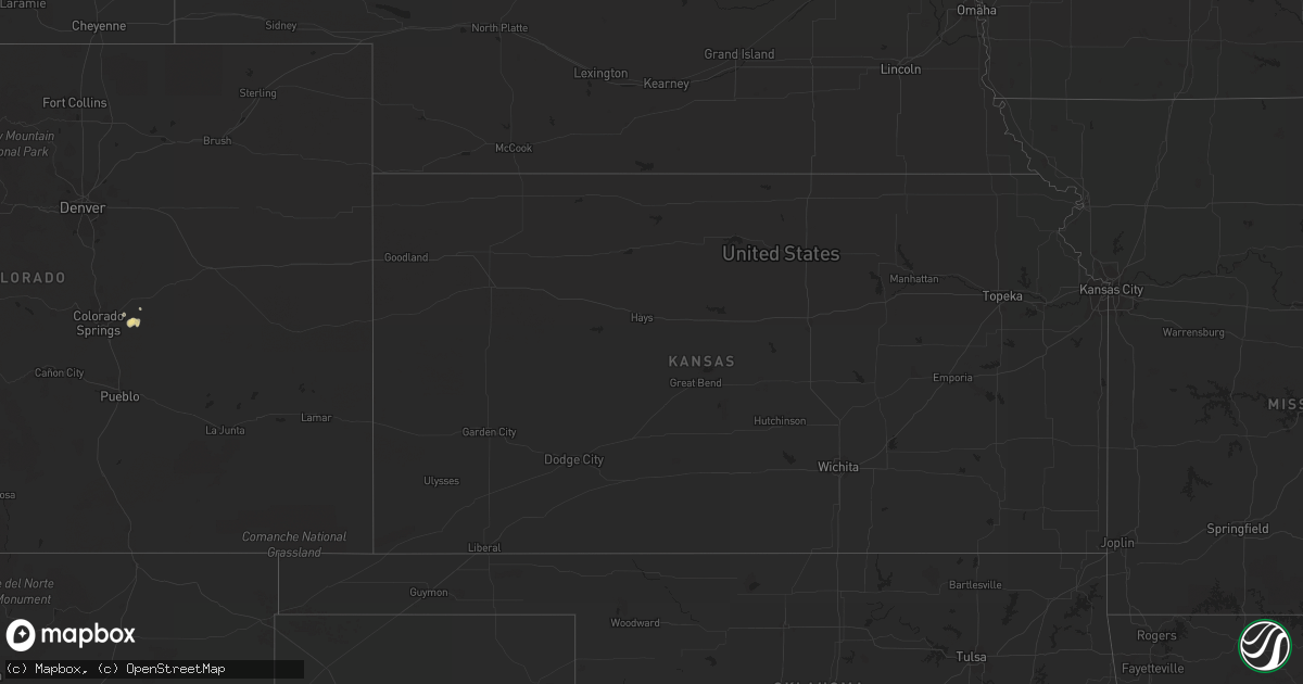 Hail map in Nebraska on August 27, 2011