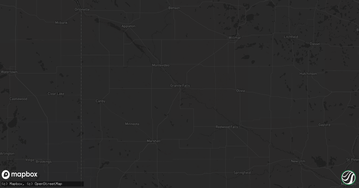 Hail map in Gettysburg, SD on August 27, 2013