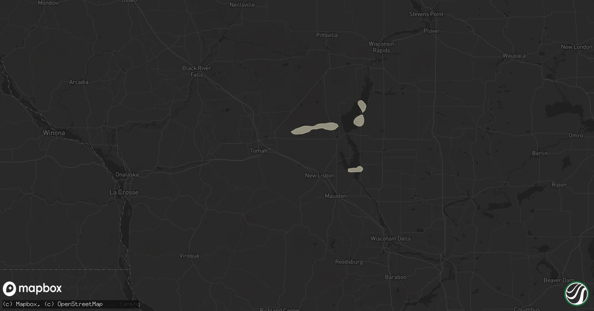 Hail map in Camp Douglas, WI on August 27, 2024