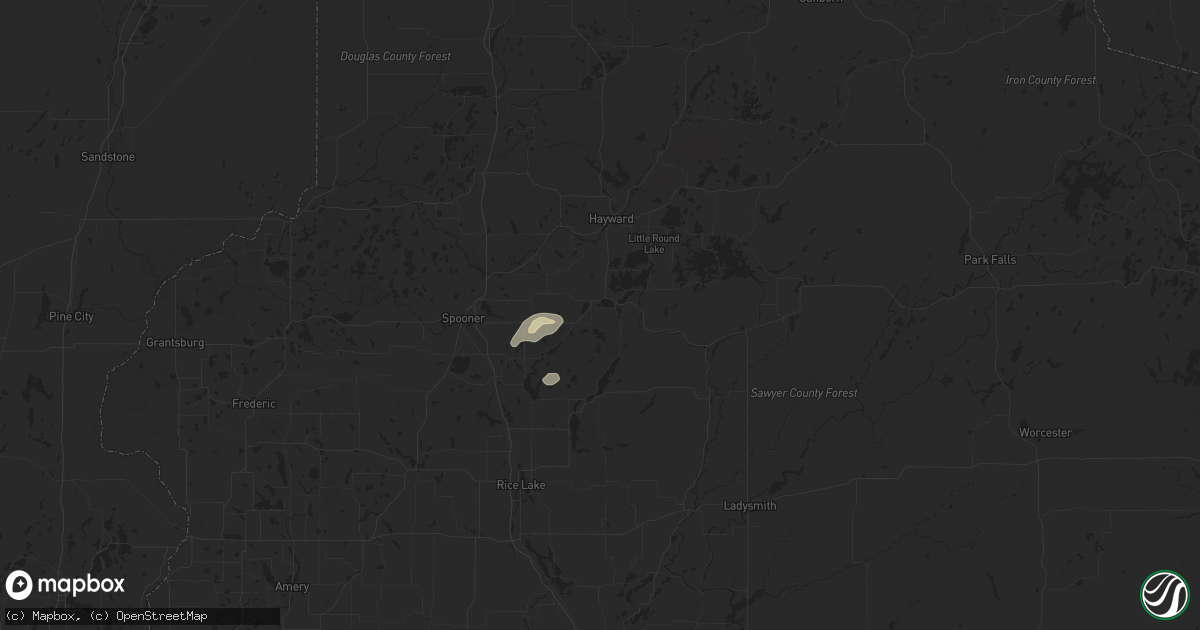 Hail map in Stone Lake, WI on August 27, 2024