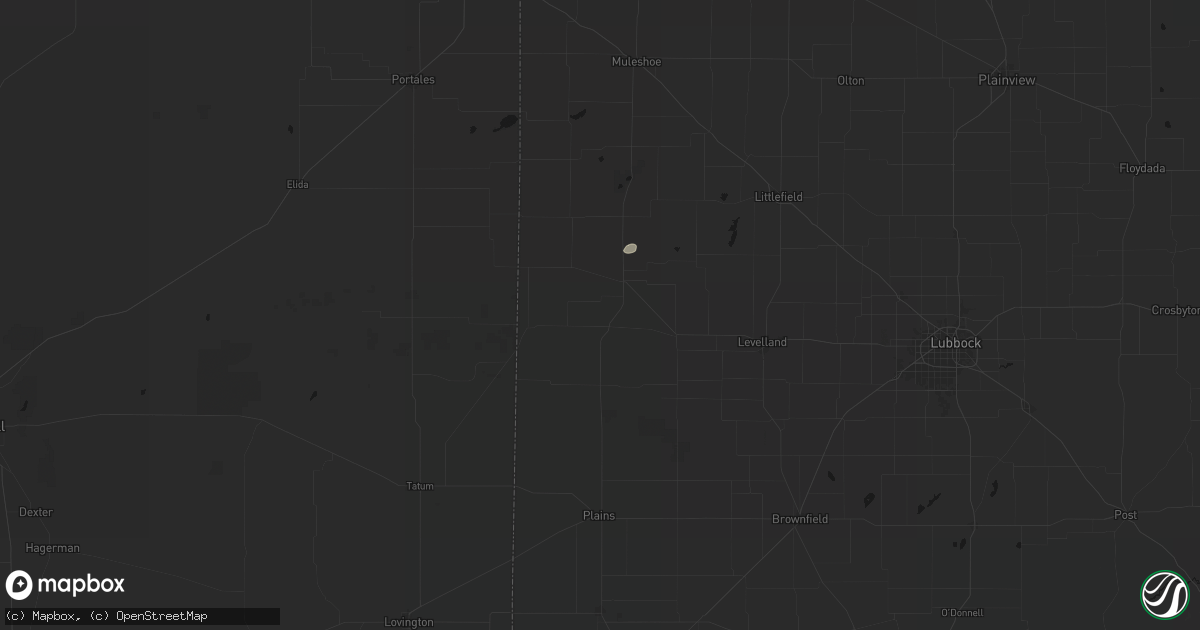 Hail map in Morton, TX on August 27, 2026