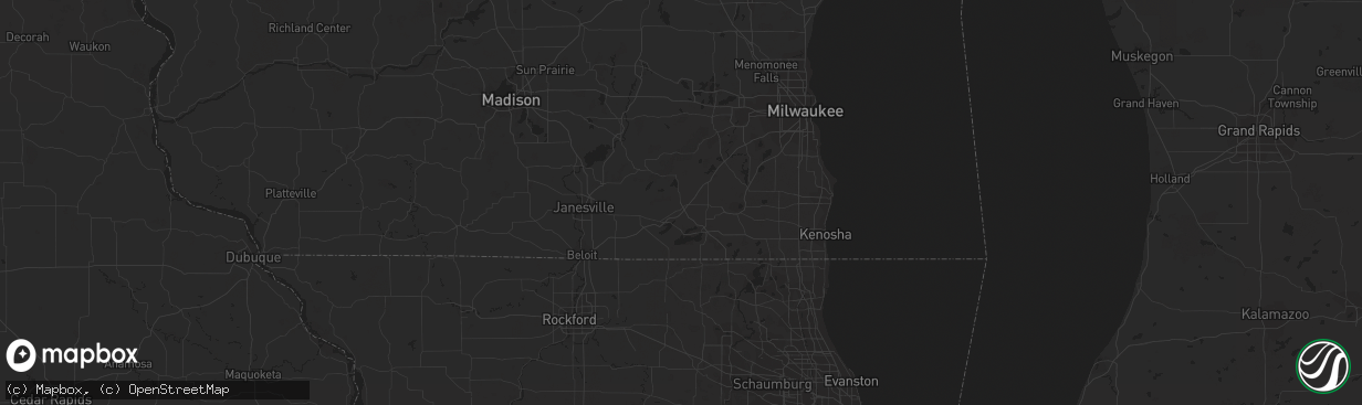 Hail map in Ironton, OH on August 28, 2013