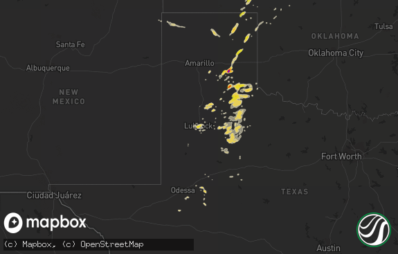 Hail map preview on 08-28-2014