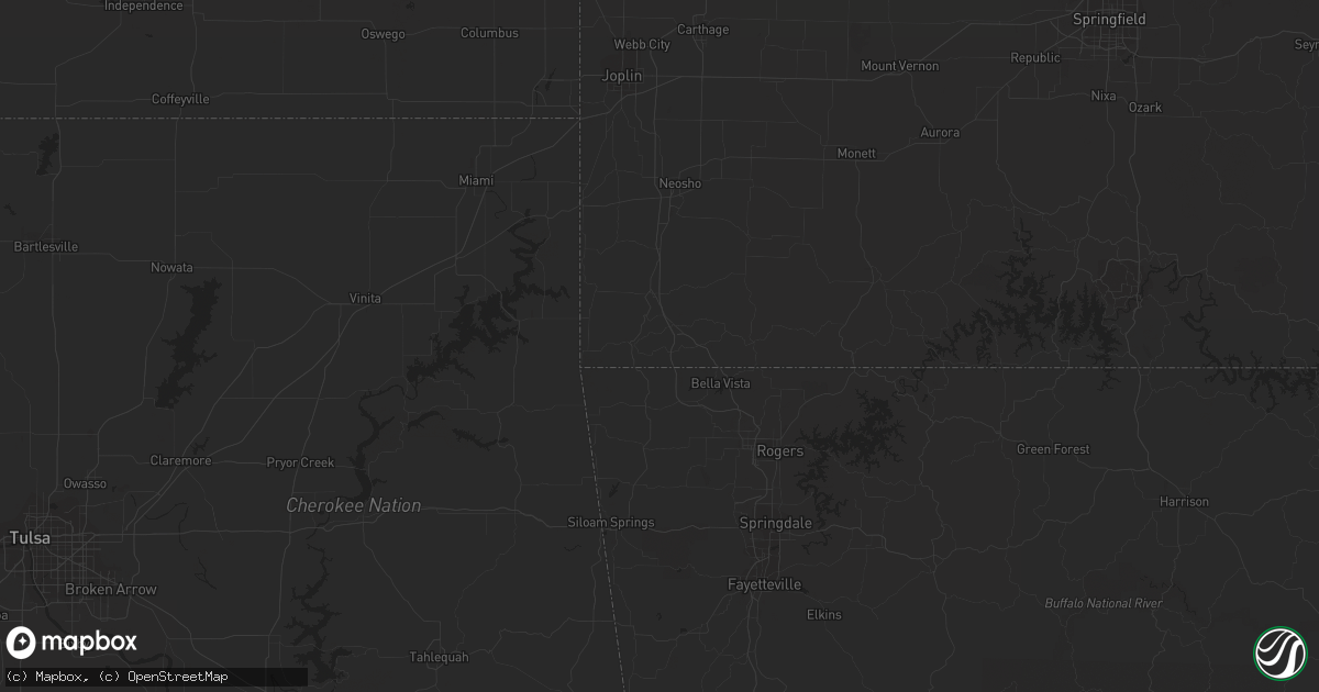 Hail map in La Junta, CO on August 28, 2023