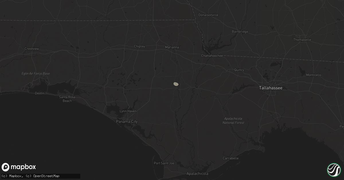 Hail map in Clarksville, FL on August 28, 2024