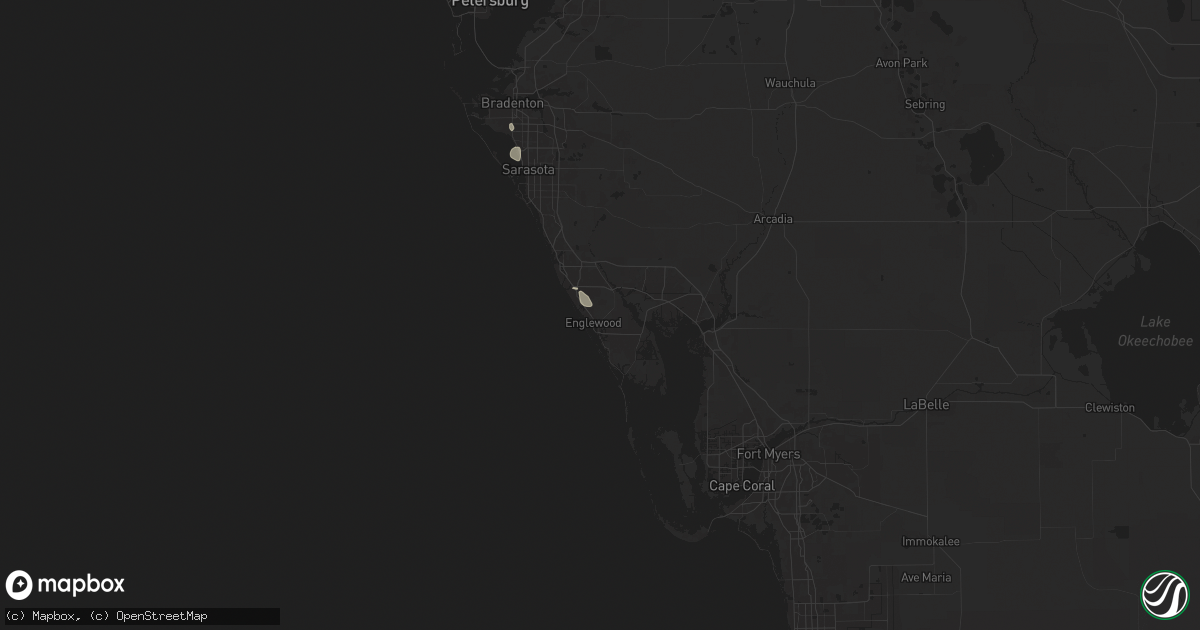Hail map in Englewood, FL on August 28, 2024