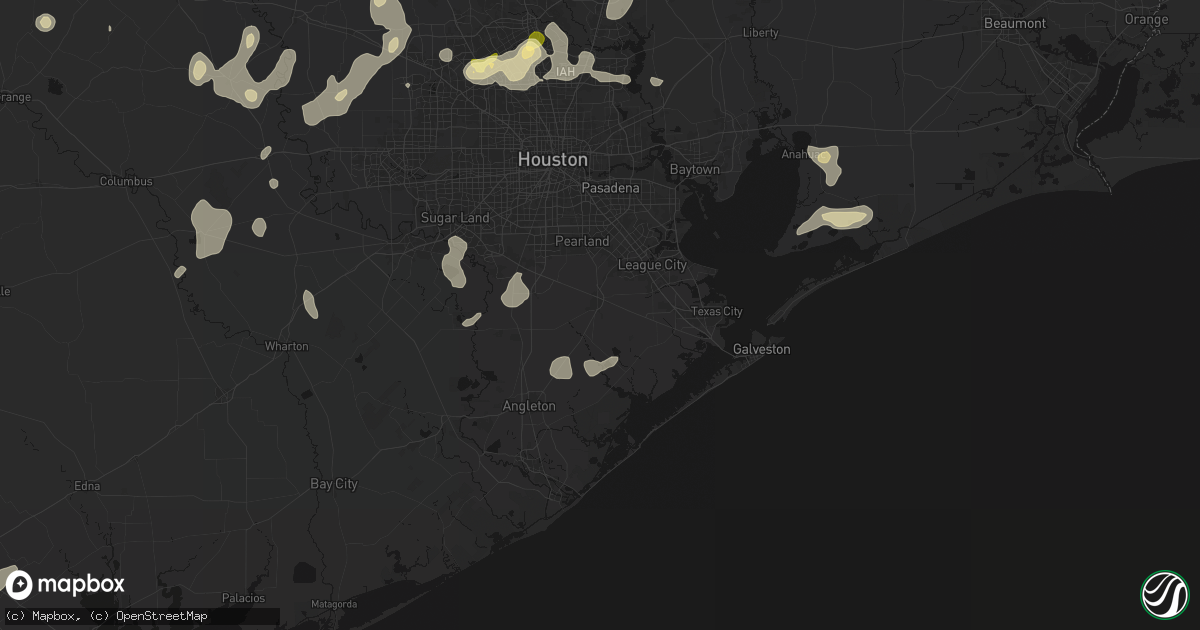 Hail map in Alvin, TX on August 28, 2026