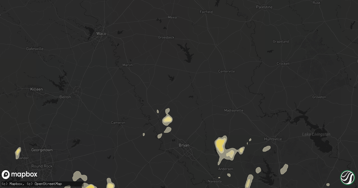Hail map in Franklin, TX on August 28, 2026