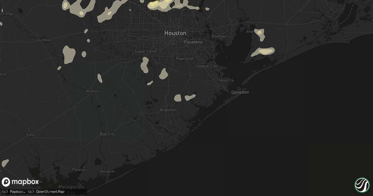 Hail map in Liverpool, TX on August 28, 2026