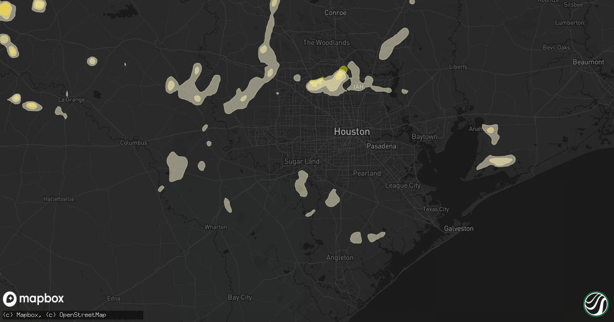 Hail map in Sugar Land, TX on August 28, 2026