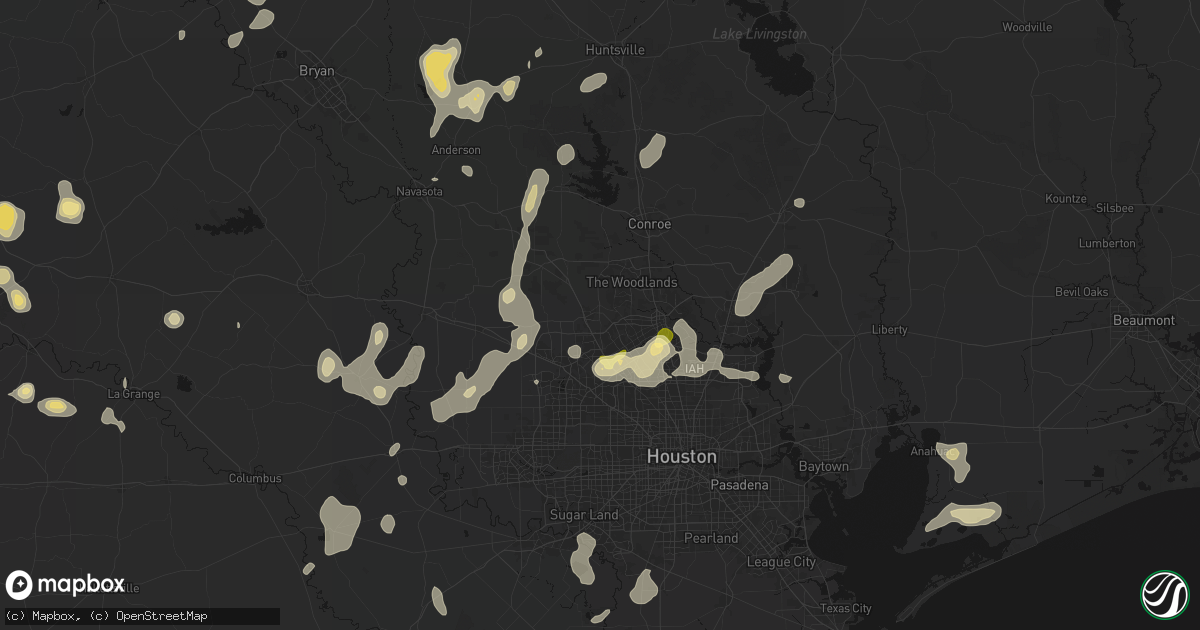 Hail map in Tomball, TX on August 28, 2026