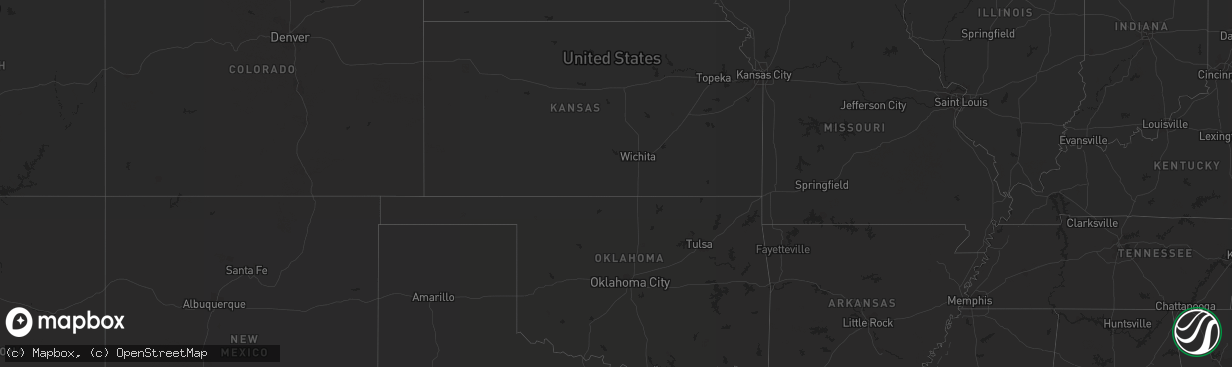 Hail map in Arizona on August 29, 2012