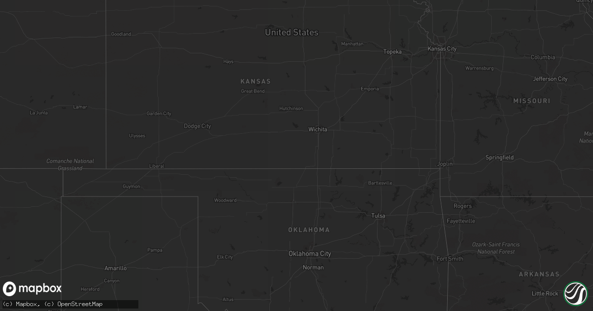 Hail map in Arizona on August 29, 2012
